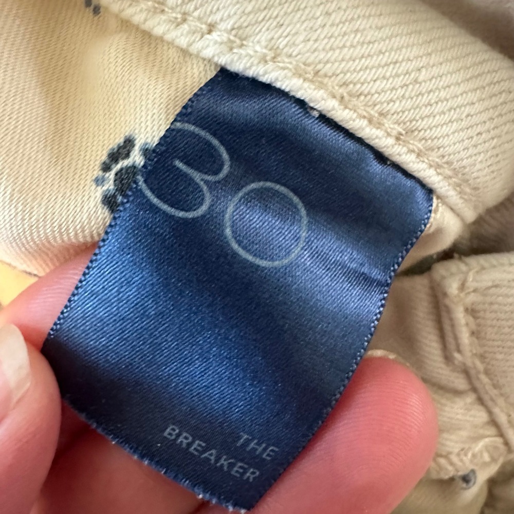 Anthropologie Pilcro Breaker Jean off-white Barrel Leg Relaxed Pant 30 high rise - Picture 9 of 10